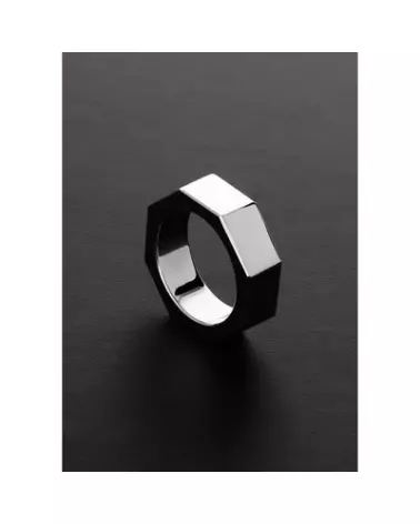 Cockring NUT en métal Steel by Shots pour endurance et confort-1