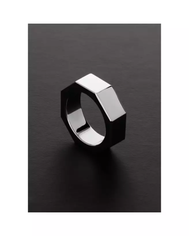 Cockring en métal robuste Steel by Shots pour performance durable-1