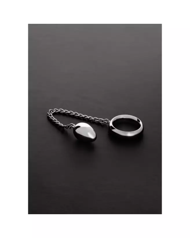 Image du Donut C-Ring Anal Egg en métal de Steel by Shots-1