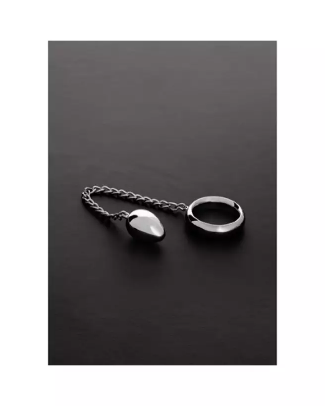 Image du Donut C-Ring Anal Egg en métal de Steel by Shots, accessoire érotique haut de gamme-1