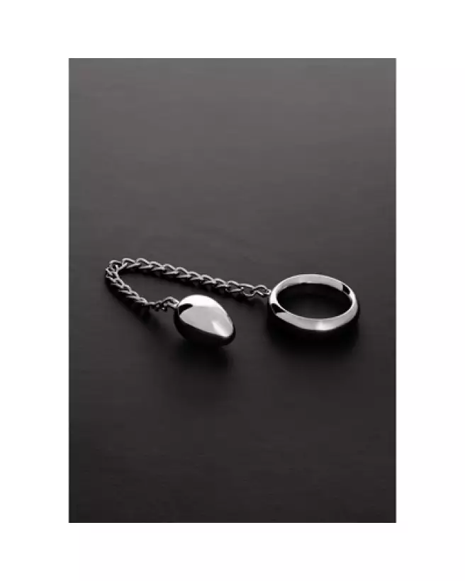 Donut C-Ring Anal Egg en métal de Steel by Shots pour stimulation durable-1