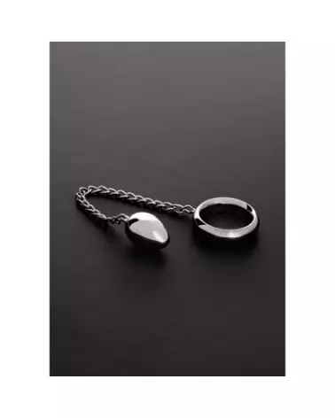 Donut C-Ring Anal Egg en métal de Steel by Shots pour stimulation durable-1