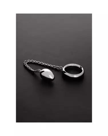 Donut C-Ring Anal Egg en métal de Steel by Shots, taille 55x55 mm-1