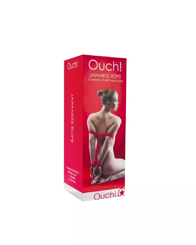 Image de corde Shibari japonaise Ouch! by Shots, 5m de longueur, idéale pour l'art du lien-2