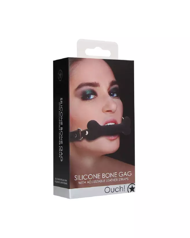 Image du Baillon Bone Gag de Ouch! Shots - Accessoire BDSM en Silicone-2