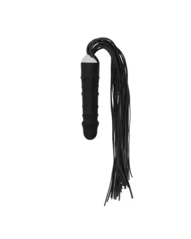 Whip with Realistic Silicone Dildo de Ouch! by Shots pour jeux BDSM-1