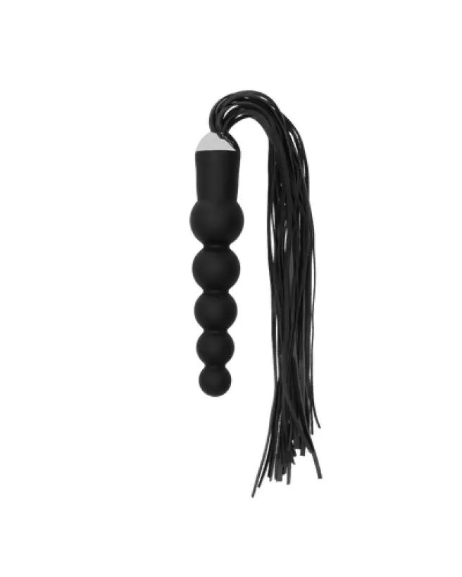 Whip with Curved Silicone Dildo de Ouch! by Shots pour BDSM-1