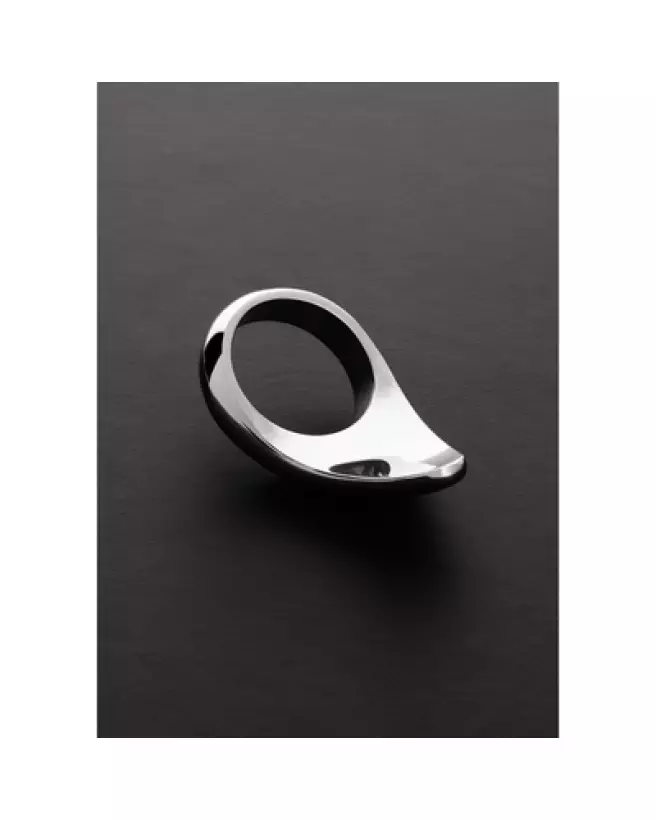 Image du Teardrop C-Ring 45mm en métal par Steel by Shots, design élégant et durable-1