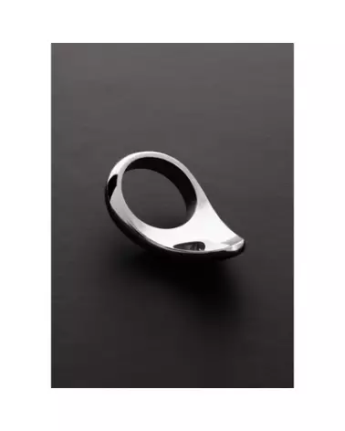 Image du Teardrop C-Ring 45mm en métal par Steel by Shots, design élégant et durable-1