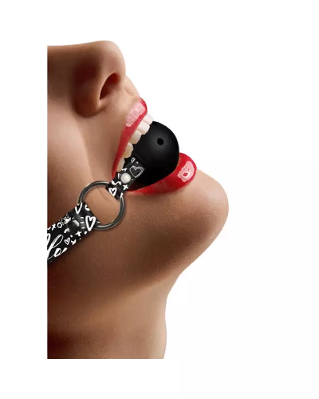 Baillon respirant Ouch! by Shots, Breathable Ball Gag, accessoire BDSM artistique et sécurisé-1