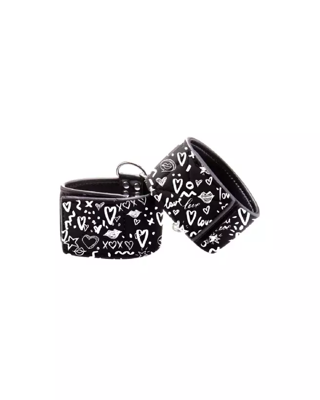 Menottes Love Street Art Fashion par Ouch! - Accessoire Unique et Tendance-3