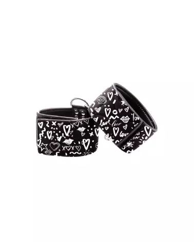 Menottes Love Street Art Fashion par Ouch! - Accessoire Unique et Tendance-3
