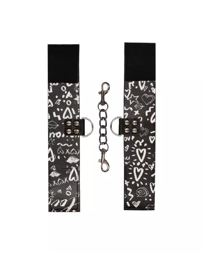 Menottes Love Street Art Fashion par Ouch! - Accessoire Unique et Tendance-4