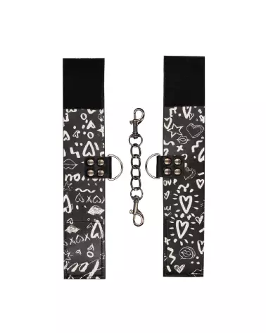 Menottes Love Street Art Fashion par Ouch! - Accessoire Unique et Tendance-4