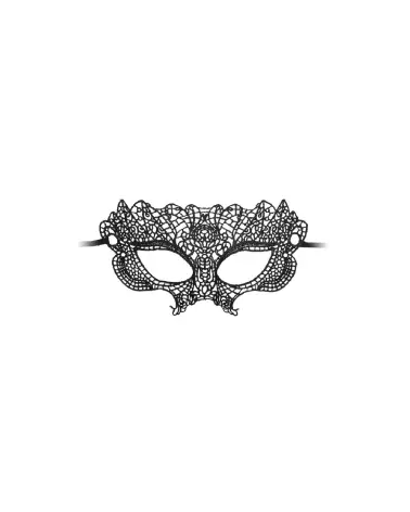 Image du masque en dentelle noire Princess de la marque Ouch! pour soirées élégantes et jeux de rôle-3