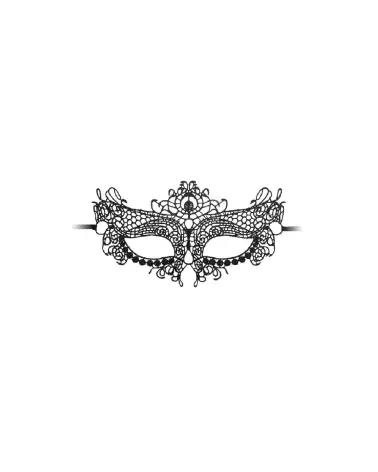 Masque en dentelle noire Queen de la marque Ouch! by Shots pour jeux érotiques et soirées intimes-3