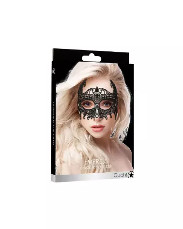 Masque en dentelle noire Empress de Ouch! by Shots pour jeux érotiques et séduction-2