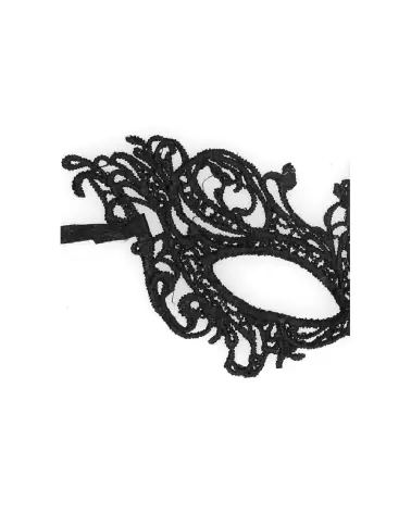 Masque en dentelle noire Royal de Ouch! by Shots pour séduction et jeux érotiques-5