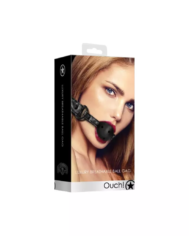 Image Breathable Ball Gag par Ouch! Shots pour jeux de soumission-2