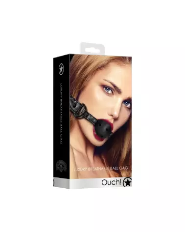 Image Breathable Ball Gag par Ouch! Shots pour jeux de soumission-2