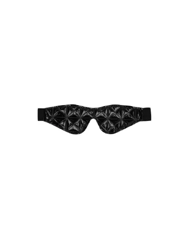 Masque pour les yeux Ouch! by Shots en noir pour jeux de bondage et enhancement sensoriel-4