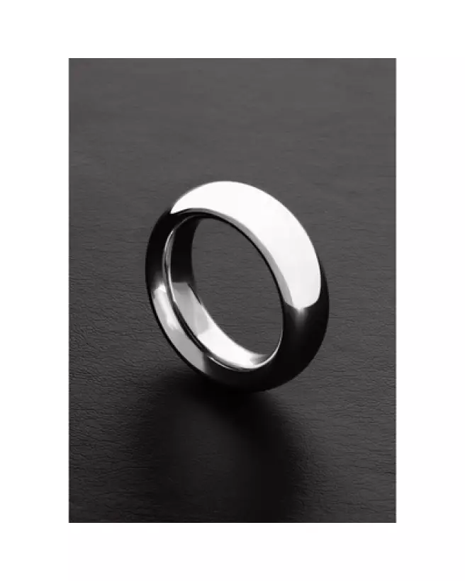 Image du Donut C-Ring en métal de Steel by Shots, dimensions 15x8x50 mm-1