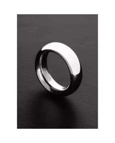 Image de l'anneau Donut C-Ring en métal par Steel by Shots, design élégant et robuste-1