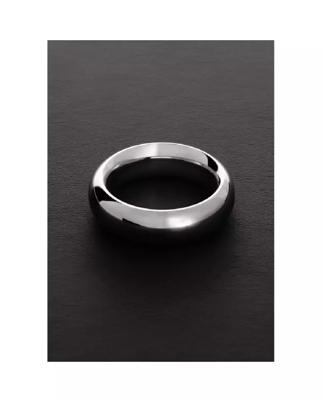 Image de l'anneau Donut C-Ring en métal par Steel by Shots, design élégant et robuste-3