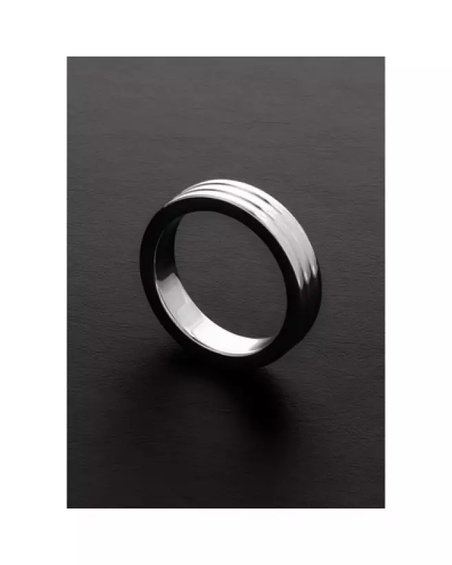 Image de l'Anneau C-Ring Rainuré Steel by Shots en métal, élégant et durable-1