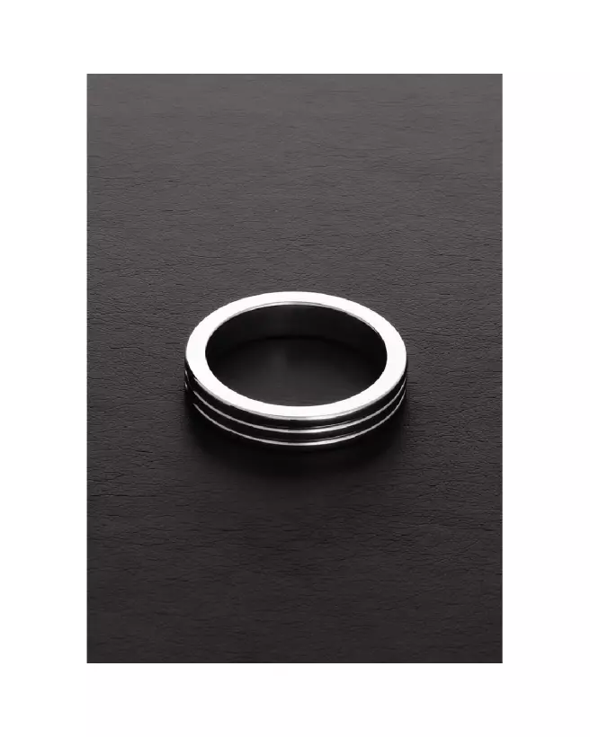 Image de l'Anneau C-Ring Rainuré Steel by Shots en métal, élégant et durable-4