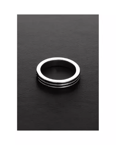 Image de l'Anneau C-Ring Rainuré Steel by Shots en métal, élégant et durable-4