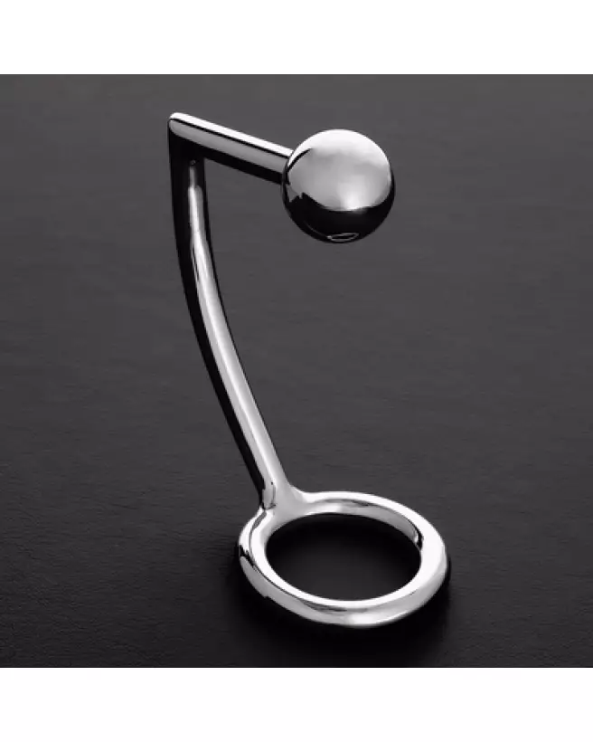 Photo de l'Intruder with C-Ring en métal de Steel by Shots, accessoire robuste et élégant-1