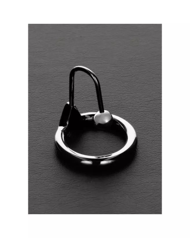 Image Lock N Load Glans Ring Cum Stopper en métal de Steel by Shots-1