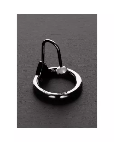 Image Lock N Load Glans Ring Cum Stopper en métal de Steel by Shots-1