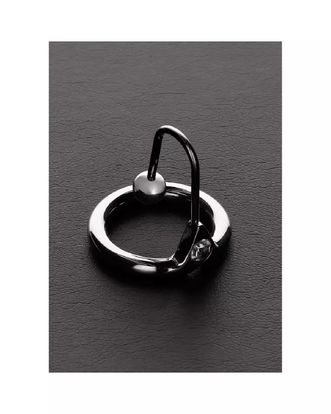 Image Lock N Load Glans Ring Cum Stopper en métal de Steel by Shots-4
