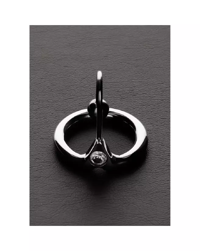 Image Lock N Load Glans Ring Cum Stopper en métal de Steel by Shots-5