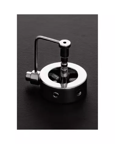 Image du Spike Ring avec Plug P par Steel by Shots, anneau métallique de 25mm-3