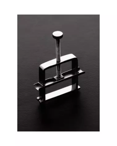 Pince à tétons en métal ajustable Steel by Shots pour jeu sensoriel-1