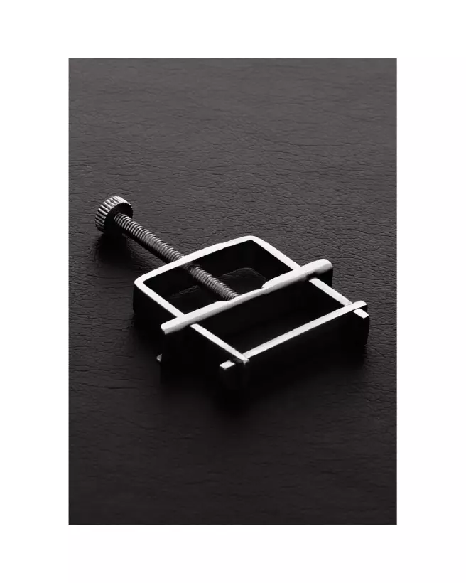 Pince à tétons en métal ajustable Steel by Shots pour jeu sensoriel-3