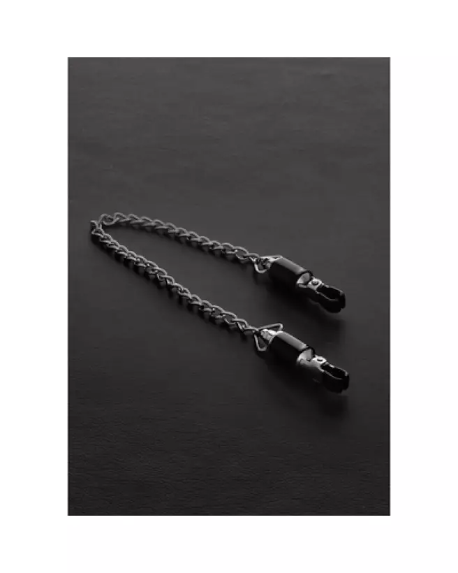 Pinces pour tétons Barrel en métal avec chaîne de Steel by Shots-1