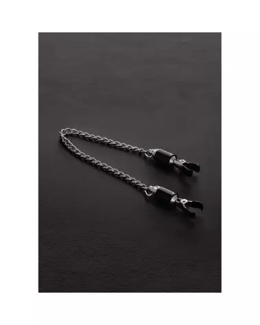 Pinces pour tétons Barrel en métal avec chaîne de Steel by Shots-4