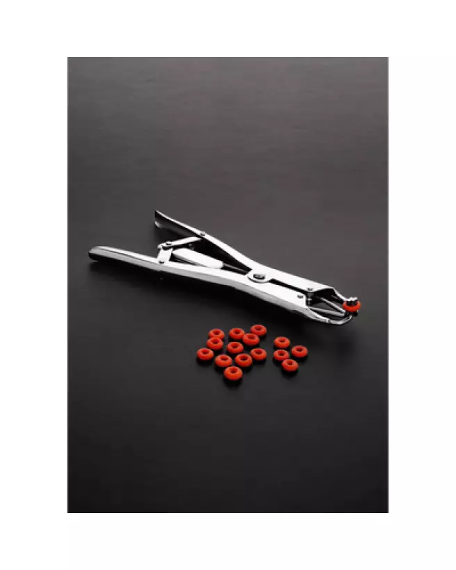 Pinces pour tétons en métal Steel by Shots, accessoire BDSM de haute qualité-1