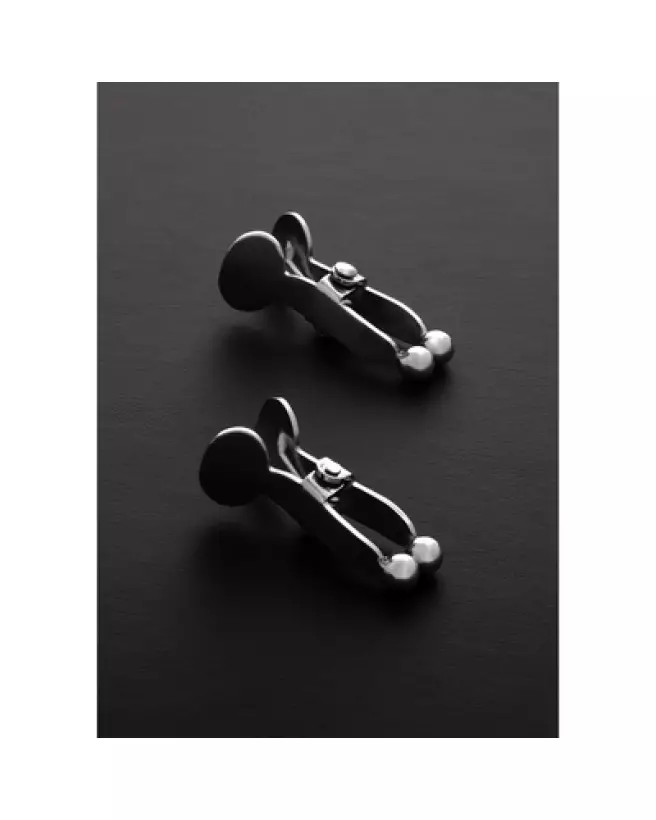 Image des Balls Pincher Nipple Clamps en métal de Steel by Shots-1