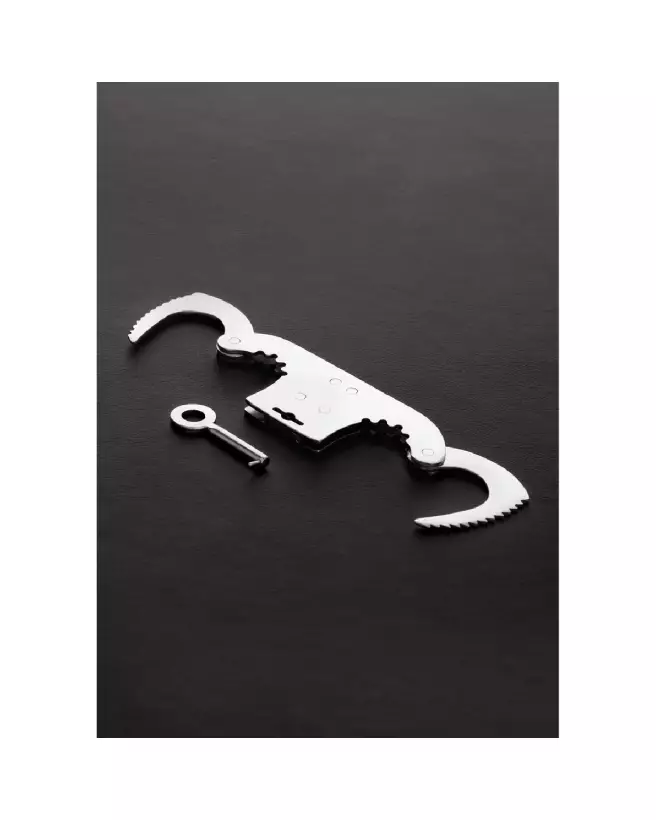 Menottes de pouce Steel by Shots en métal robuste pour sécurité maximale-3