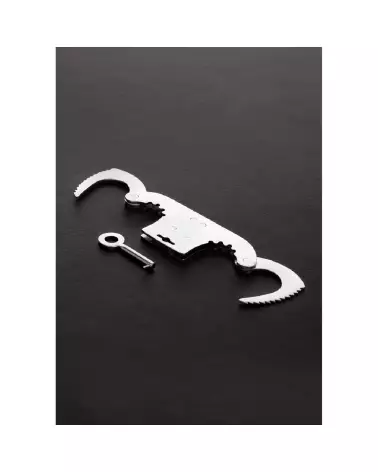 Menottes de pouce Steel by Shots en métal robuste pour sécurité maximale-3