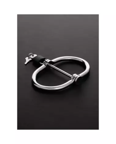 Menottes en métal D-Handcuffs de Steel by Shots pour sécurité et durabilité-1