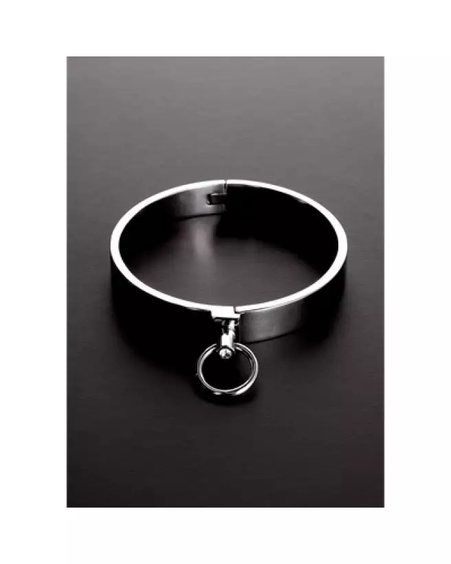 Collier d'Esclave Élégant avec Pierres Précieuses Taille US 16 EU 44 en Métal par Steel by Shots-1