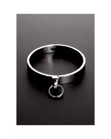 Collier d'Esclave Élégant avec Pierres Précieuses Taille US 16 EU 44 en Métal par Steel by Shots-1