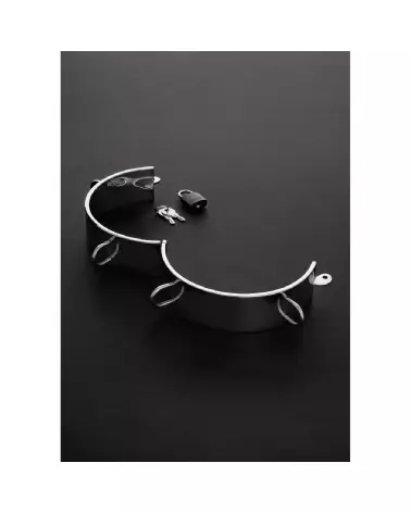 Collier de Donjon en Métal Steel by Shots pour style gothique et punk-5