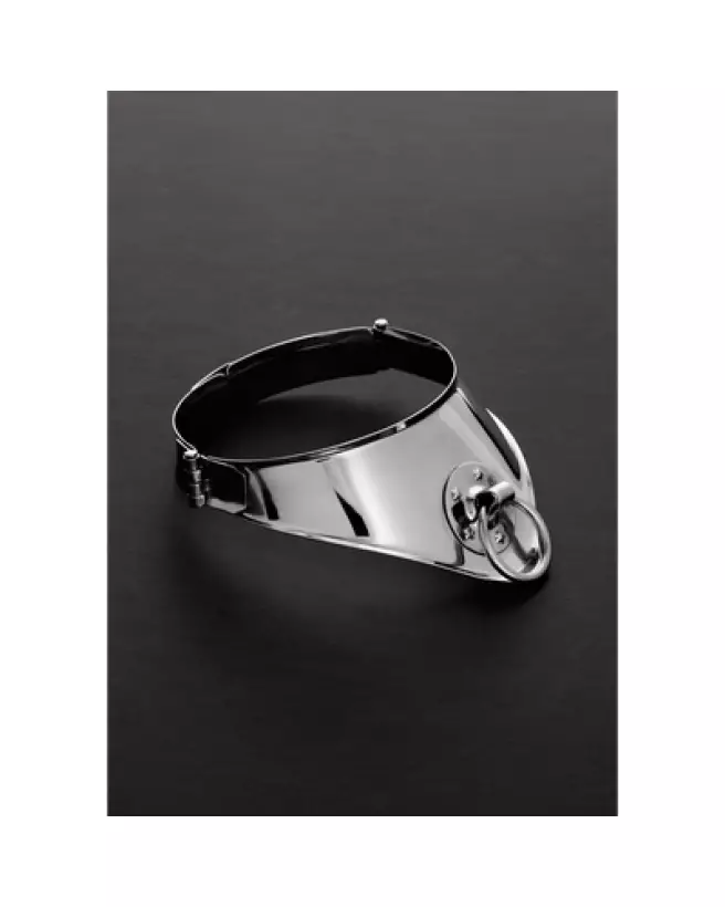Image du Collier Cléopâtre avec Anneau en Métal de Steel by Shots, élégance et raffinement en 38 cm-1